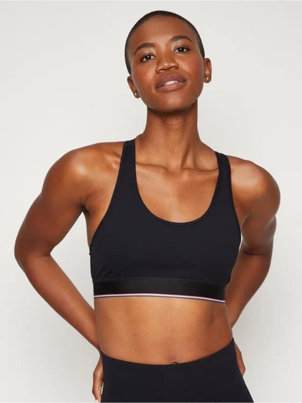 Fourlaps Black Circuit Sports Bra